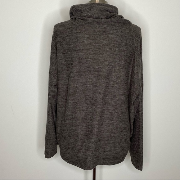 Maurices Luxe Grey Funnel Neck Top - Picture 2 of 7